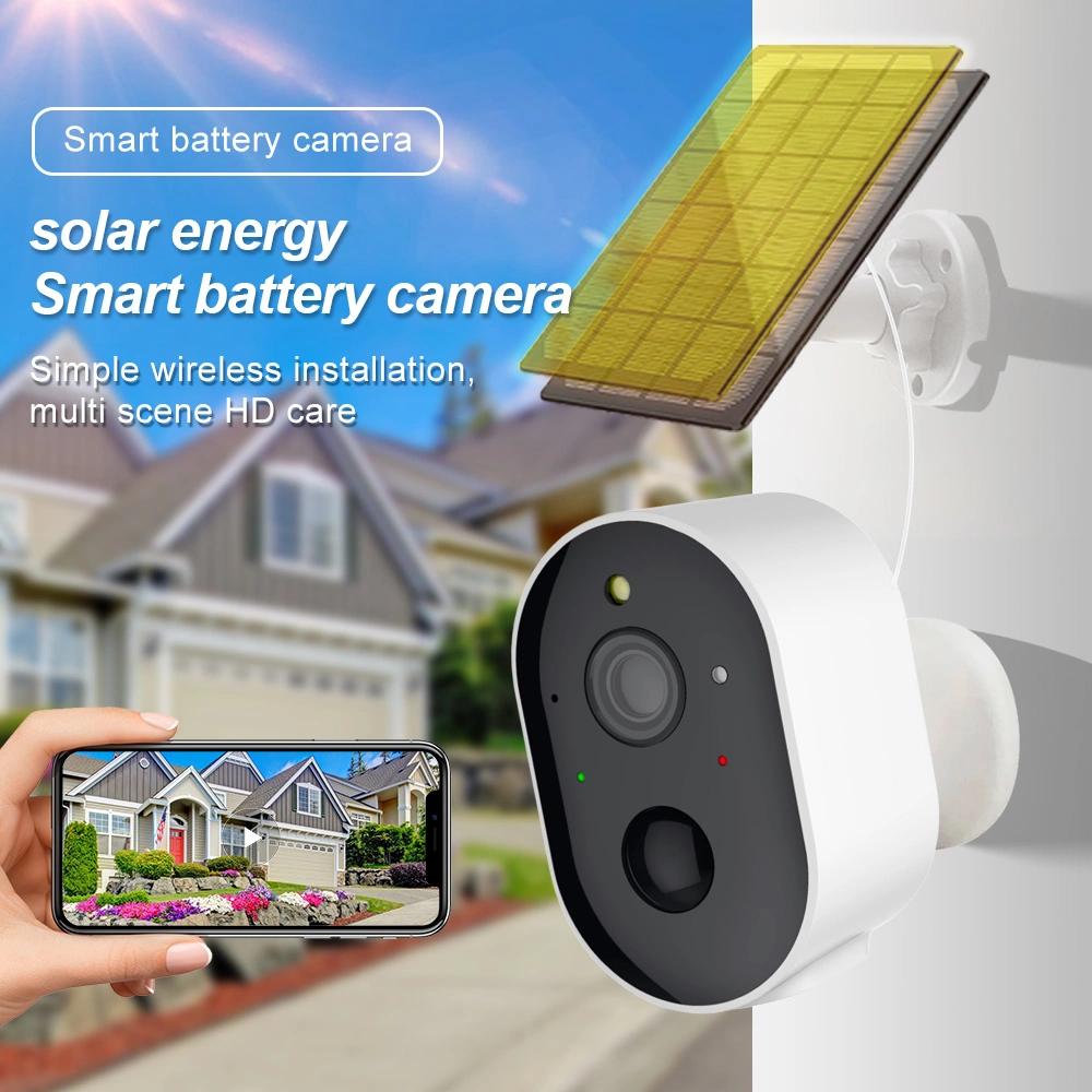 Solar Wireless Smart IP PIR Home Surveillance Outdoor Security Camera