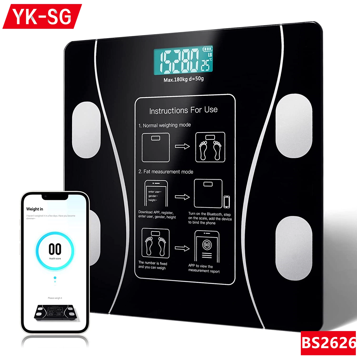 Electronic Household Digital Personal Smart Body Fat Scale