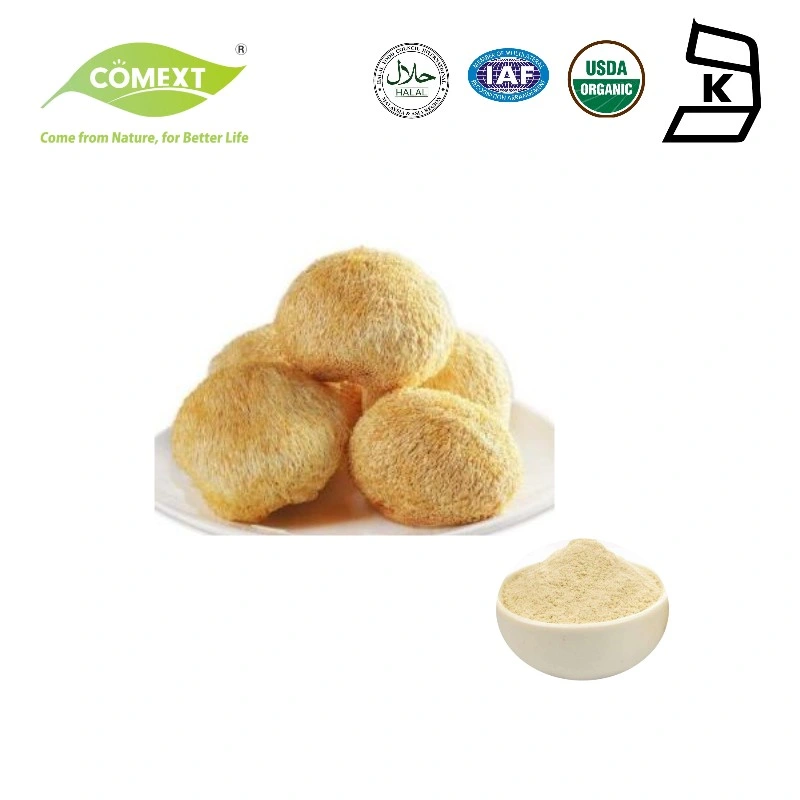 Comext Factory 100% Natural Lions Mane Mushroom Extract Powder Organic Lion's Mane Powder