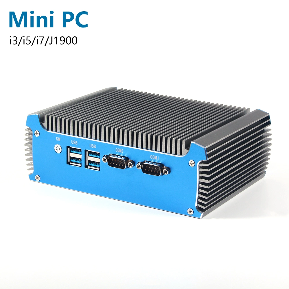 Factory Directly! Industrial PC Wandong Portable Small Desktop H5 G5400 4G/8GB/16GB RAM 64G SSD Mini PC Computer