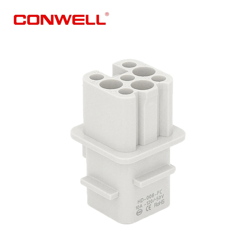 HD-008-FC 8pin Female Heavy Duty Automotive Rectangular Connector