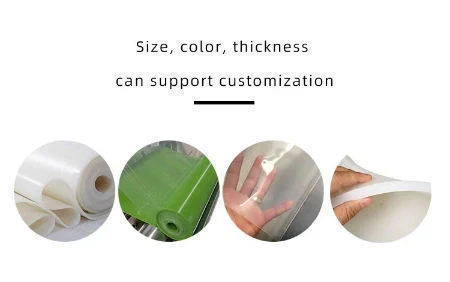 Silicone Rubber Sheet High Elastic Heat Resistant Transparent White Silicone Rubber Mat