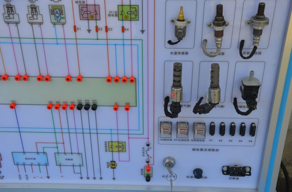 Training Laboratories Teaching Equipment Auto Electronics Parts Equipment