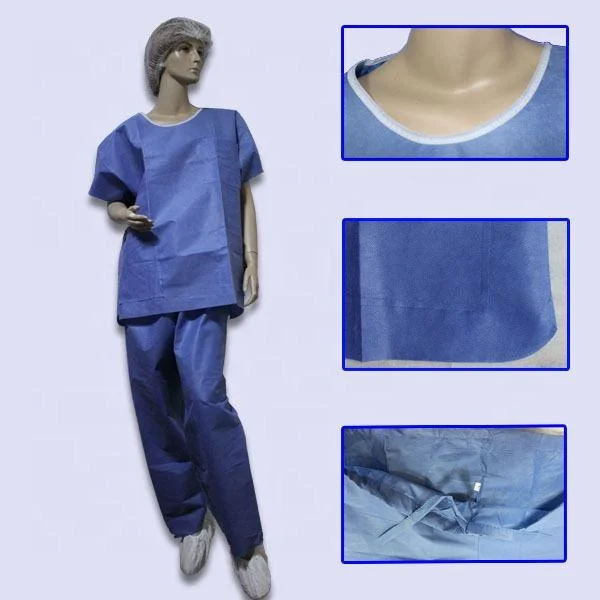 Nursing Scrubs Disposable Scrub Suit Lab Coat