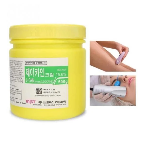 2022 Jcain Semi Permanent Body Skin Numb Cream Korea J-Cain Tattoo Numbing Cream Lidocaine Content Tattoo Supply Best Quality Price Jcain 29 % Plain Numbing