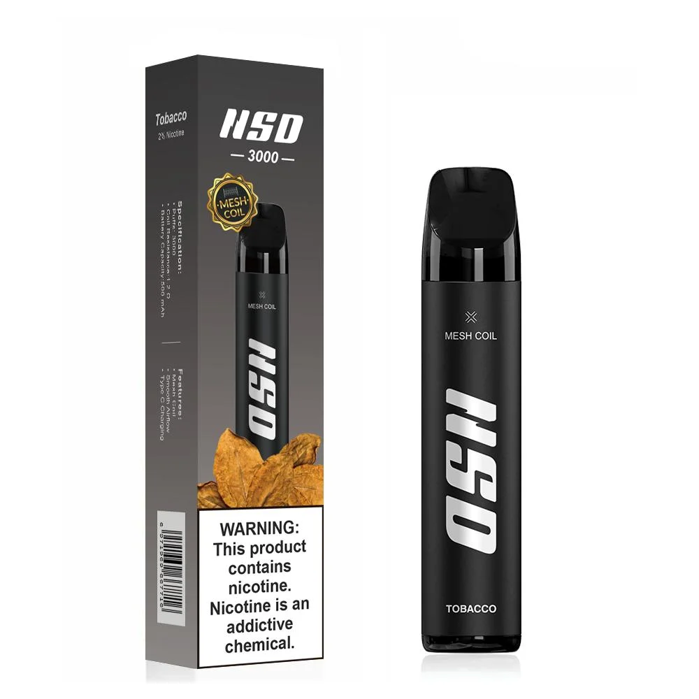 2022 Ecig grossista Vape mais recente design bonito 3000 pincéis descartáveis Pod recarregável vaporizador de Cera de feltro