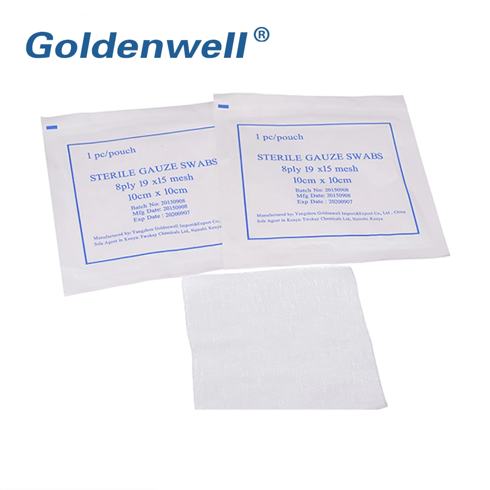 Goledenwell Factory Direct Supply Sterile Medical Gauze Pad