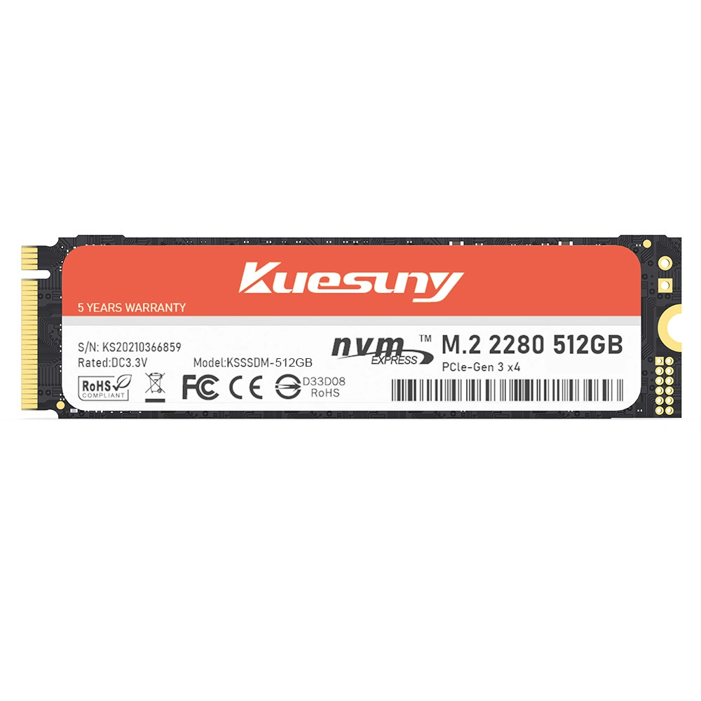 Unidad de estado sólido M. 2 Nvme 2280 Tamaño 512GB disco duro de alta velocidad