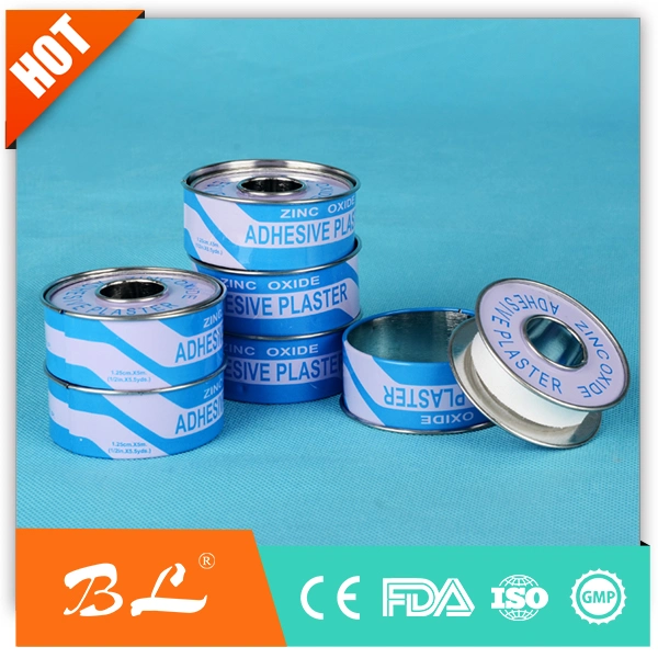 Q57 2.5cm X 5m Zinc Oxide Adhesive Plaster with Plasteric Core and Cover Surgical Tape Manufacturer