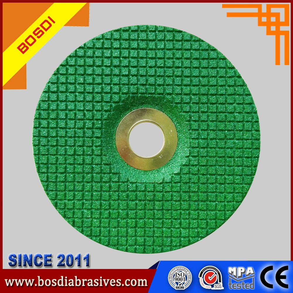 China Hot Sale T27 4"/4.5/5"/6"7"/9" Resin Flexible Grinding Wheel for Steel/Aluminium/Stone/Inox