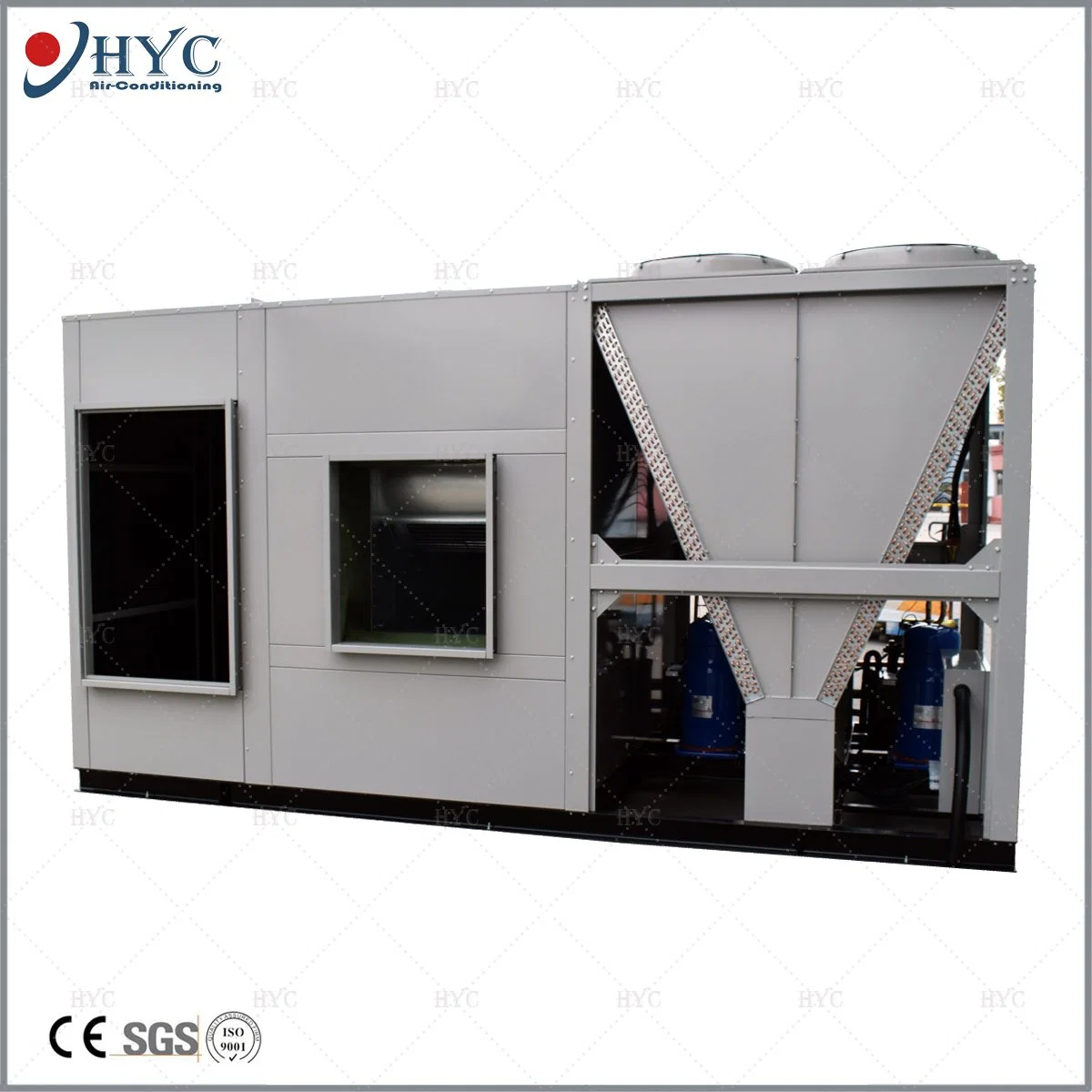 Industrial Rooftop Packaged Air Conditioner with Heat Recovery/Free Cooling/Gas Burner