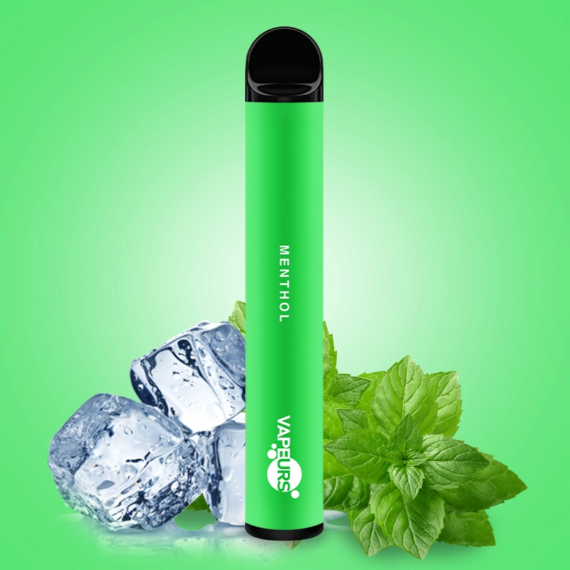 Tabaco Lisence 24 sabores de frutas Pape Vapeurs descartáveis 600 puffs Caneta de vaporizador personalizada pré-preenchida de 2 ml