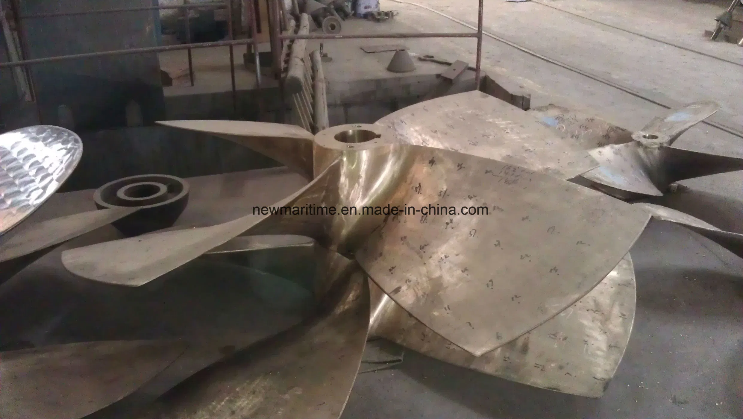 Marine Hardware Copper Propeller with 4 Blades