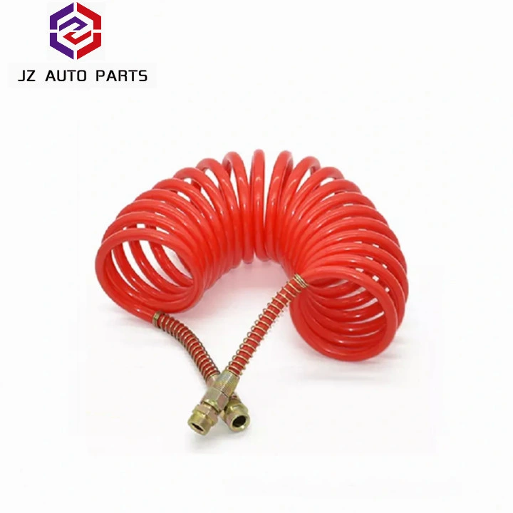 Flexible Polyurethane Tube PU Spiral Coil Hose Truck Air Brake Pipe Colorful Pneumatic Spring Hose