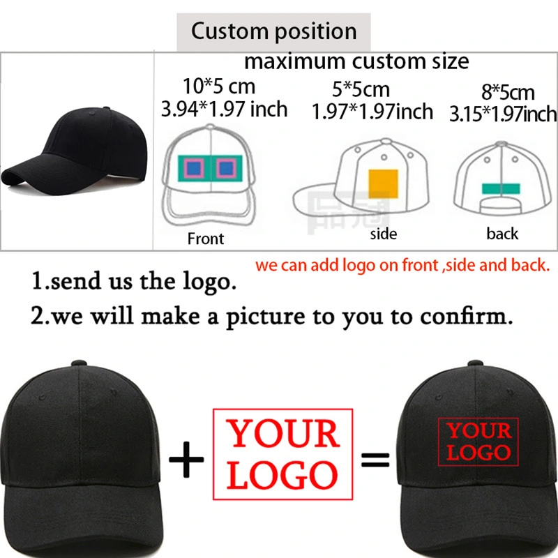 High quality/High cost performance  Cotton Polyester Women Fashion 6 Panels 3D Embroidery Outdoor Sports Baseball Cap Hat