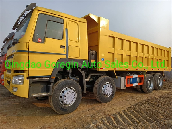 Low Price Used HOWO 8X4 28 Cbm Capacity 12 Wheeler Dump Truck Used Sinotruk HOWO 8X4 Dump Truck