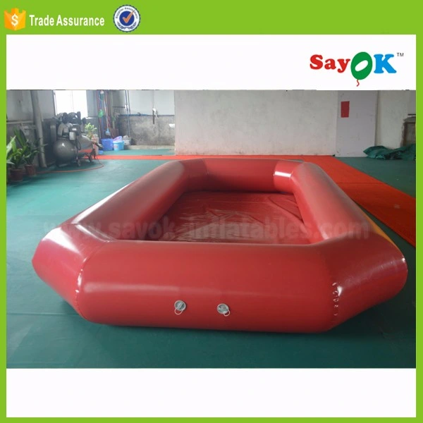 Piscina de agua inflable para niños de PVC rojo Gaga Pit