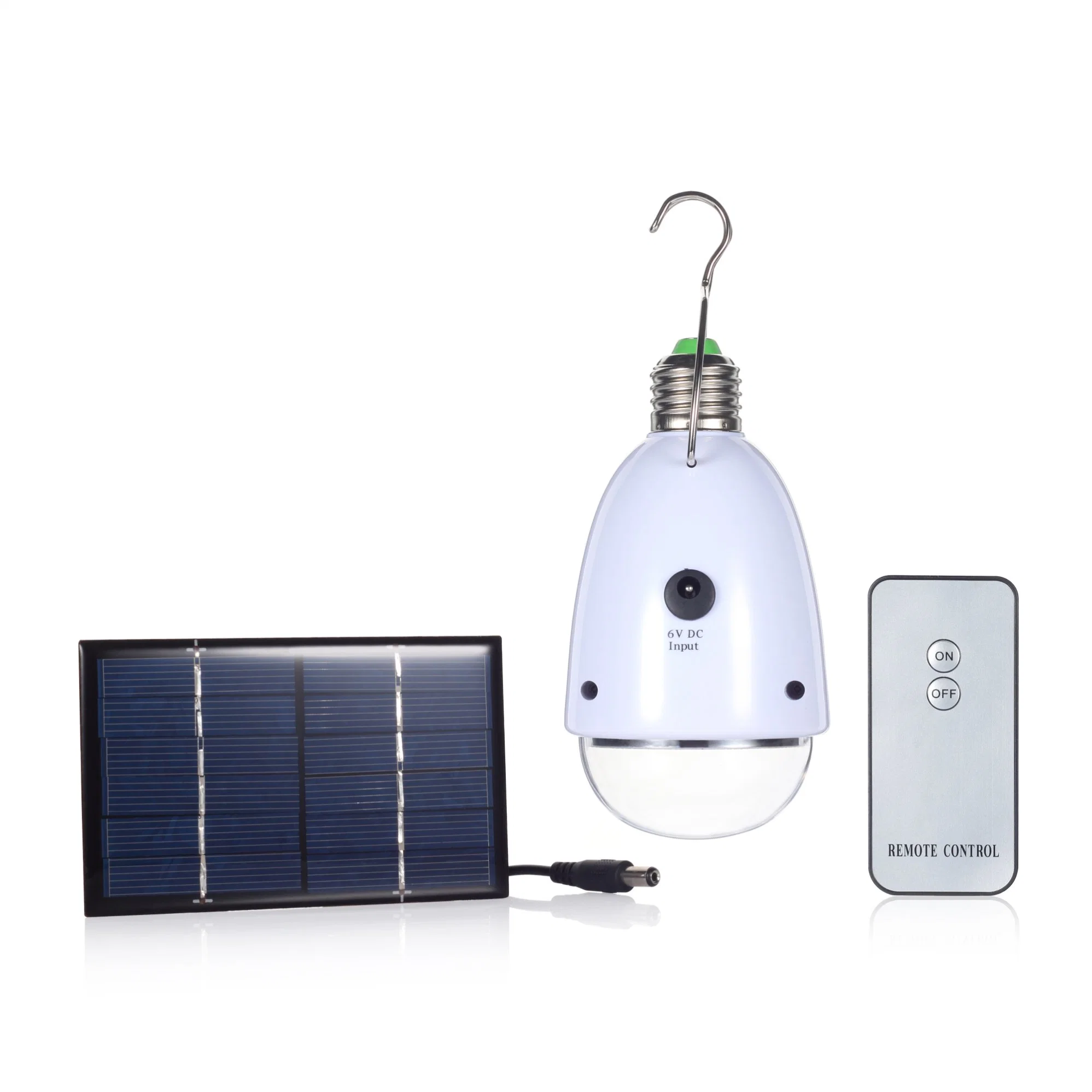 Solar Power Charge LED Hang Bulb Tube Light Lamp Lantern with Battery and USB Charger