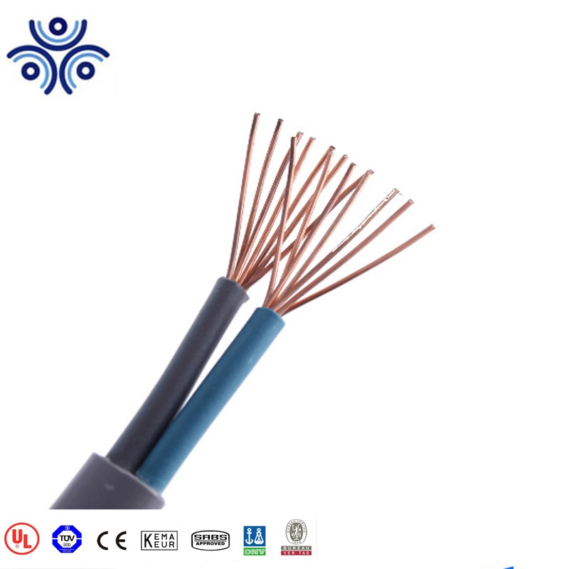 450/750V Factory Direct Supply Multi Core with Flame-Retardant XLPE Sheath Flexible Braid Sheilded Control Cable IEC60092