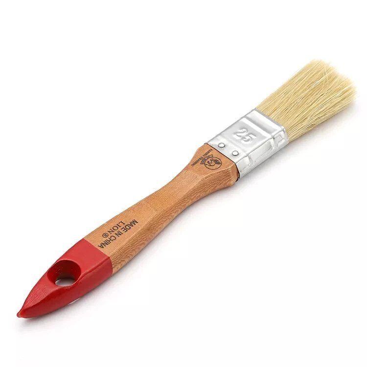 Popular Banglaesh Market Paint Brush Cleaning, 30% (50%) Bristles, Tainless Iron, Platane Wood Handle