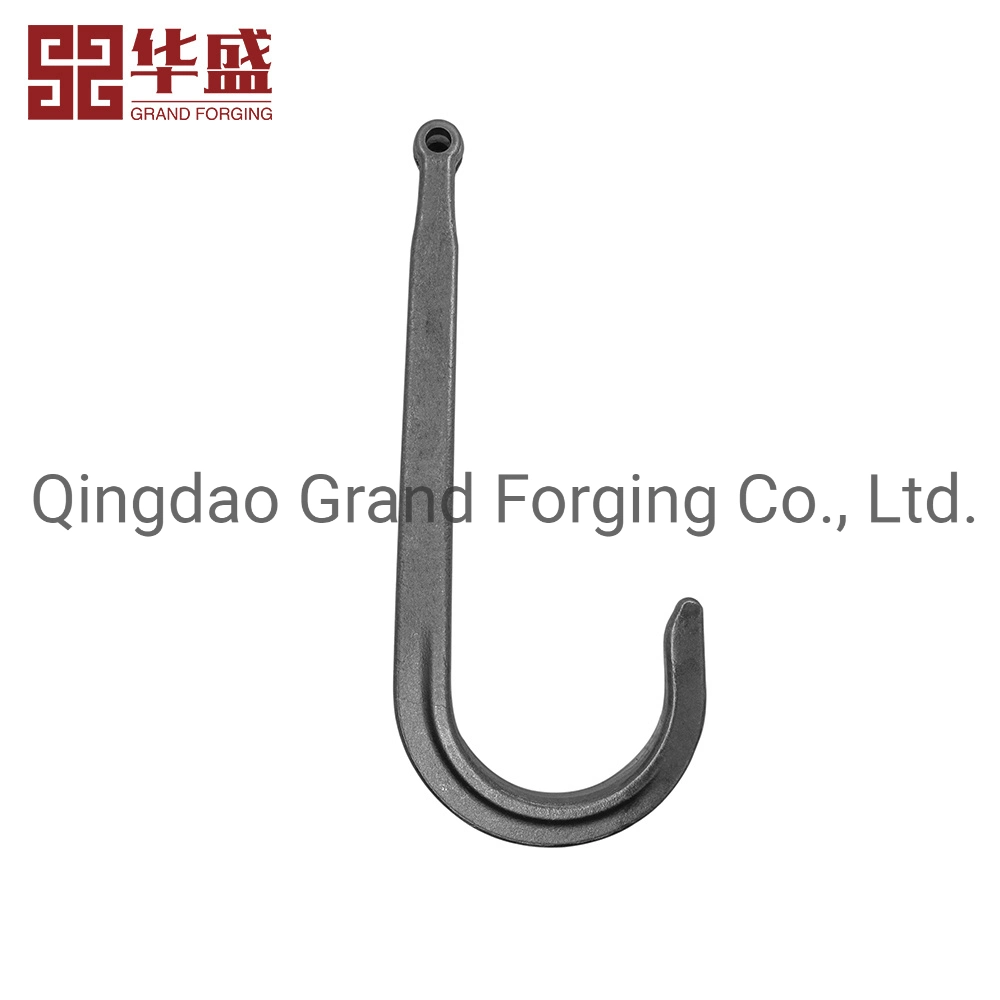 Factory Direct Sale Dorp Forged Alloy Steel Clevis Grab Hook Chain Hook 15"8"Eye Hook