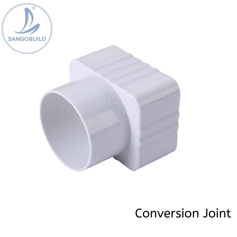 5.2inch Square PVC Rain Gutter Drain Pipe PVC Gutter Price The Swedish