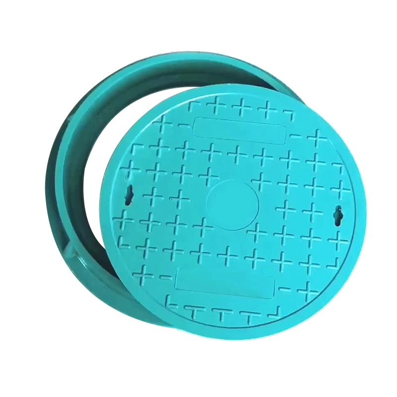 650mm SMC Composite /Glass Fiber Reinforced Plastic FRP Sewer Drain Manhole Cove