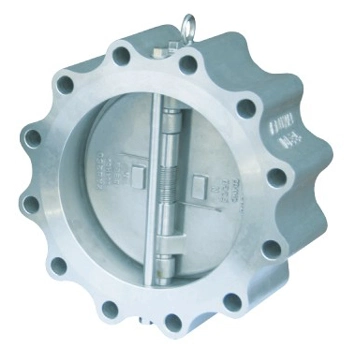 Wafer Lug Stainless Steel CF8m Duo Plate Disc Type Check Valve