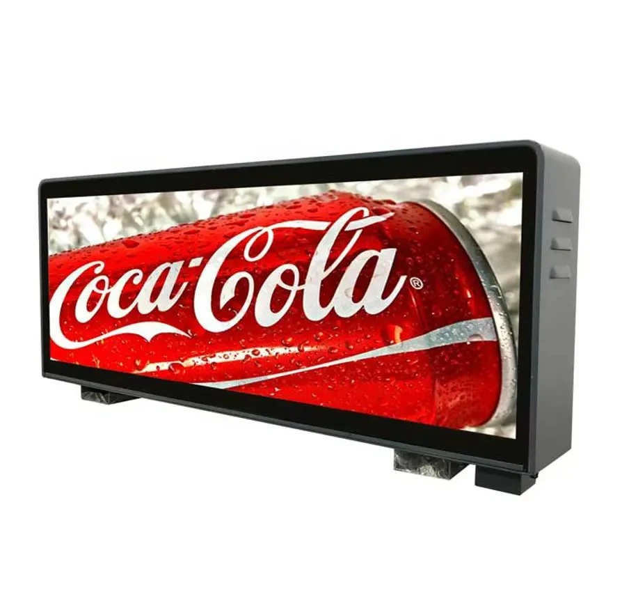 P4 Advertising Waterproof Outdoor Taxi Top LED Display Screen Car LED Video Display