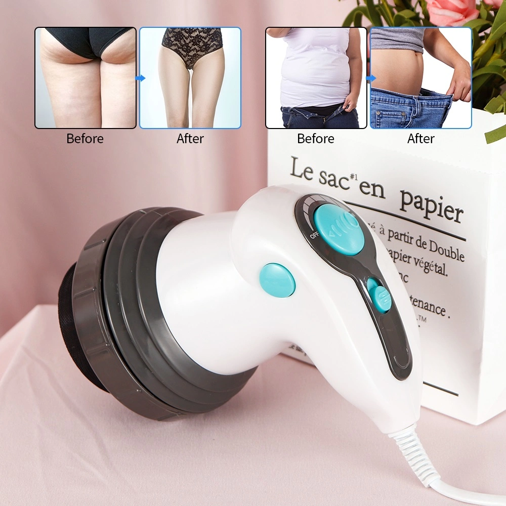 Vibração elétrica 4 em 1 Massagem de massagem corporal total Rolo para cinta a perder peso Anti Cellulite Body Lifting Device