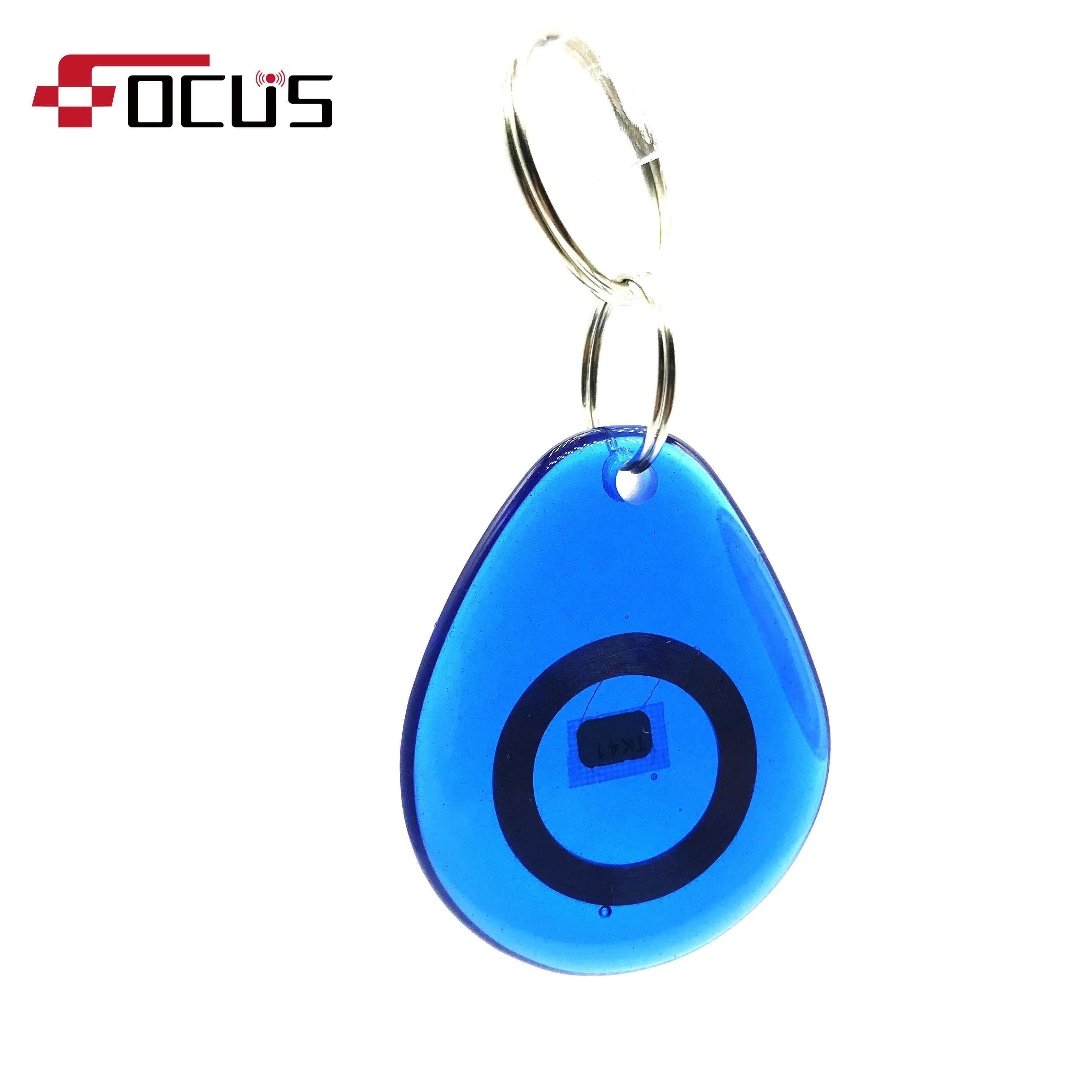 Waterproof 13.56MHz Keychain Promotional Customized Logo Printing NFC Tag RFID Keyfobs