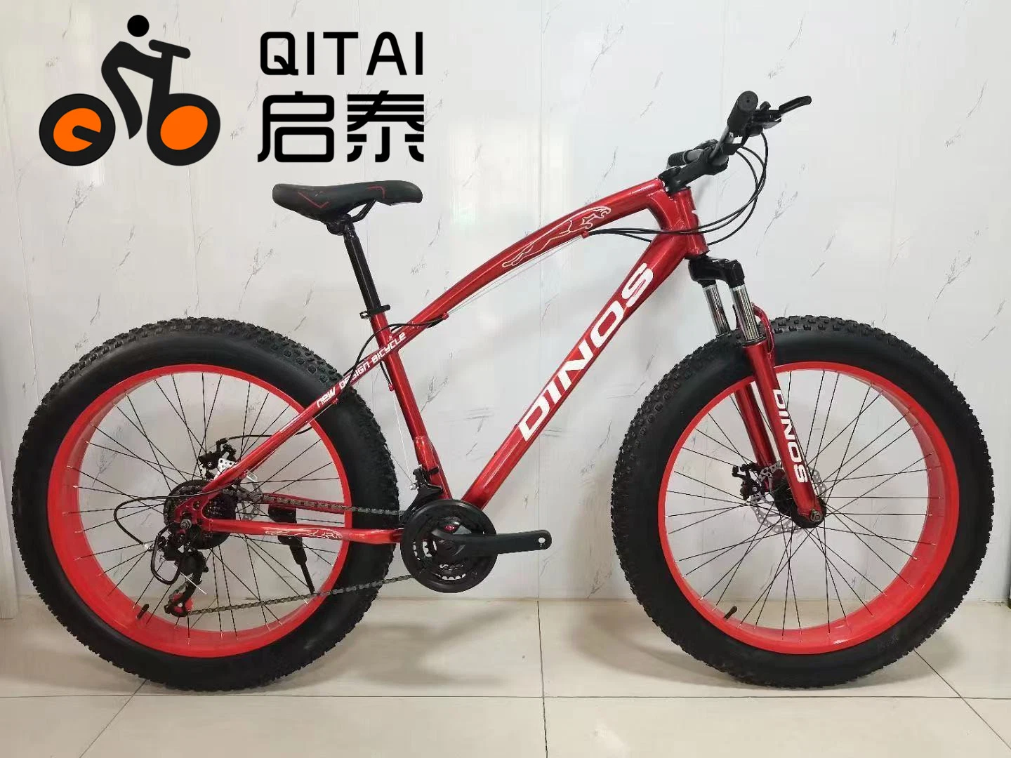 2021 Nuevo diseño del modelo 26*4.0 pulgadas neumático de bicicleta de montaña con grasa de color brillante 21 Marcha Bike