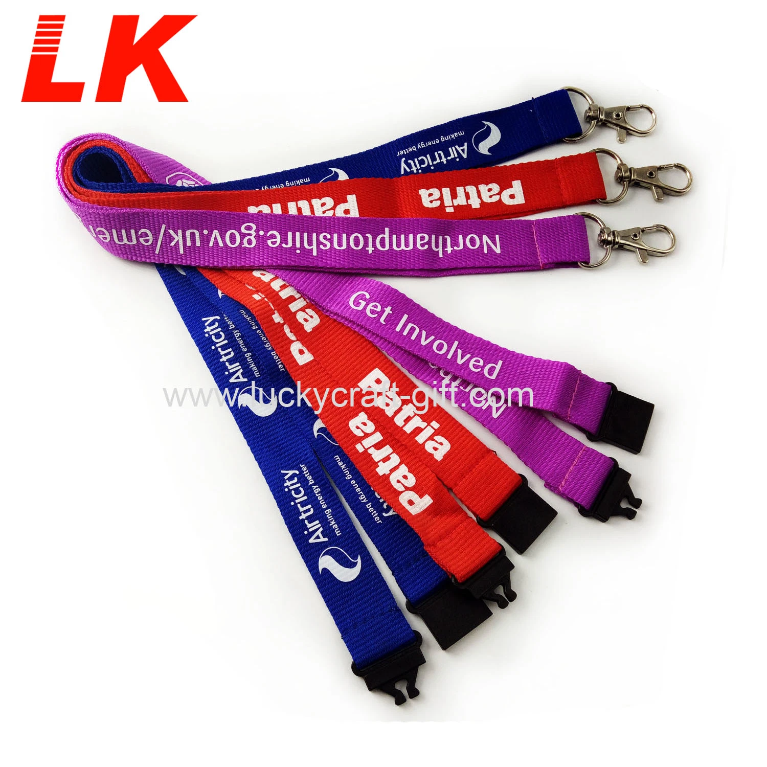 Custom Neck Strap No Minimum Order Printed Polyester Lanyards