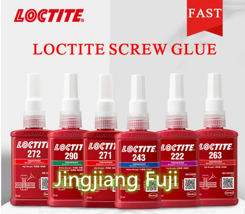 Loctite 243anaerobic Kleber-Schraubensicherung mittlerer Festigkeit Blau 50ml 250ml 10ml Schraubkleber Anti-Loose Wasserdichte Dichtung Lecksicher