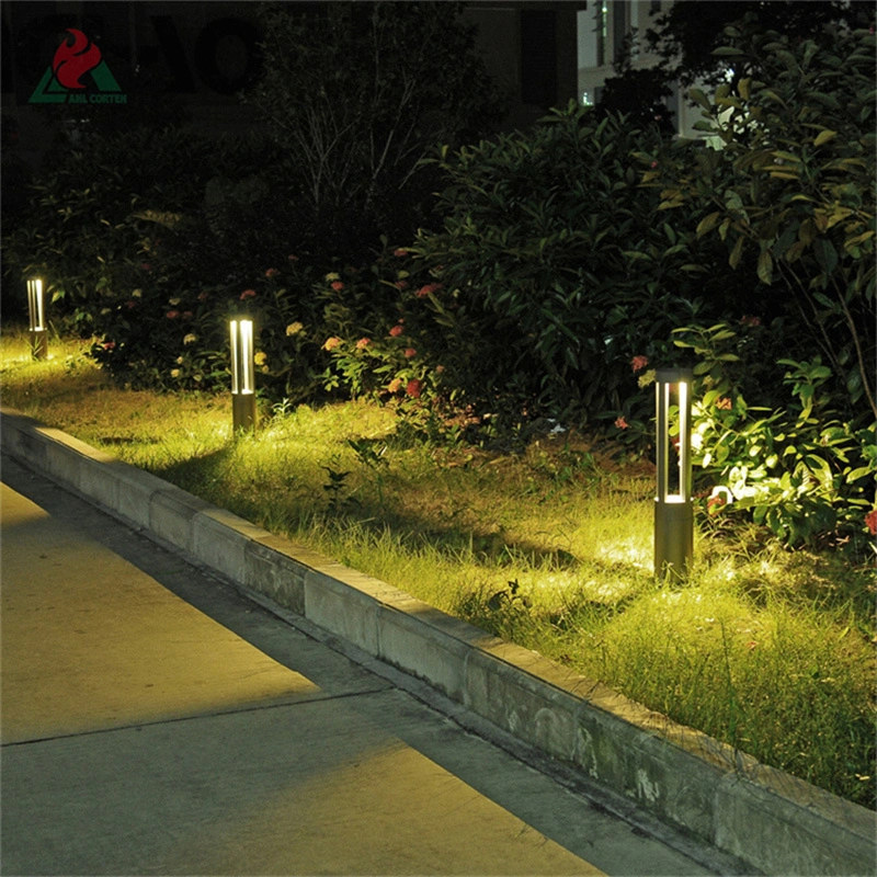 Corten Stahl Outdoor-Lichtkasten für Gartendekoration