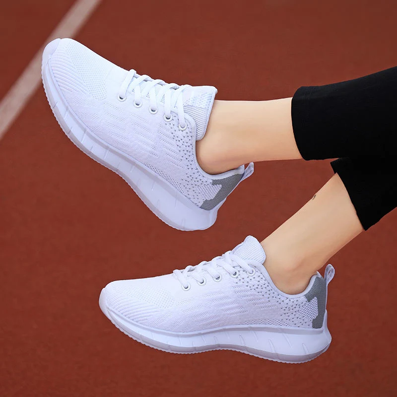 Private Label Women Shoes Custom Logo Light Weight Running Sport Sneakers