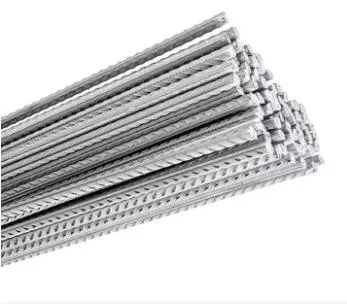 TMT Acero Rebar Precio por Ton barra de acero deformada HRB335 HRB400 HRB500 Grado 60 barras Precio reforzado deformado TMT galvanizado Chapa de acero