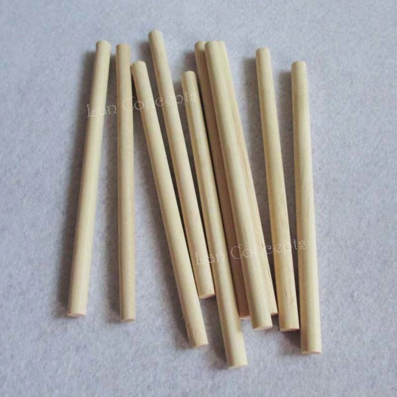 150X5mm Colorful Wood Stick Round Sticks Wooden Icecream Stick Kids DIY Crafts Model Tools Lollipop Popsicle Sticks