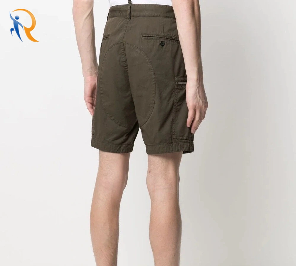 OEM Fashion Style Summer Comfy Casual Zip-Pocket Cargo Short for Men