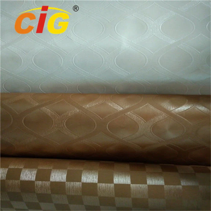 Waterproolf Metallic PVC Artificial Leather Fabric Material for Bags Upholstery