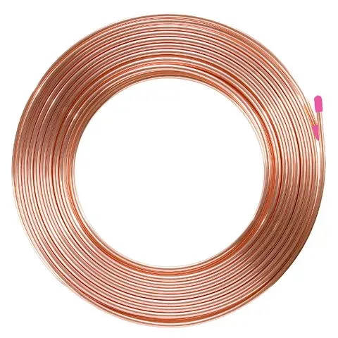 Customized ASTM B88 C12000 C10100 C10200 Copper Pipe Cooper Tube Air Conditioner Parts for Chemical Evaporators