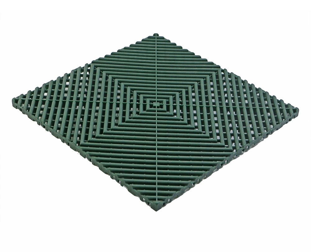 PP Garage Floor Tile 400X400 Square Modula Waterproof Interlocking Flooring for Commercial