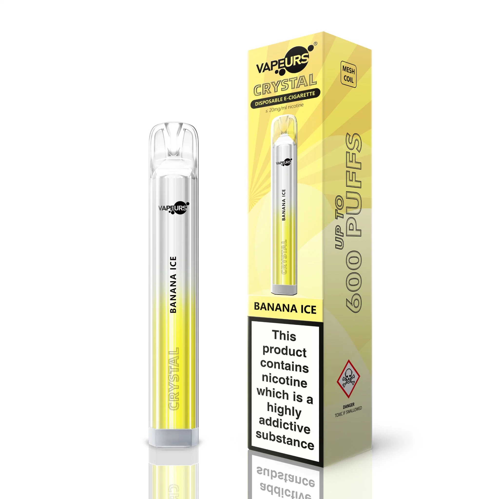 Crystal Vapeurs 600 inhalaciones 2 ml di Succo Monouso loco venta de cigarrillos Vape