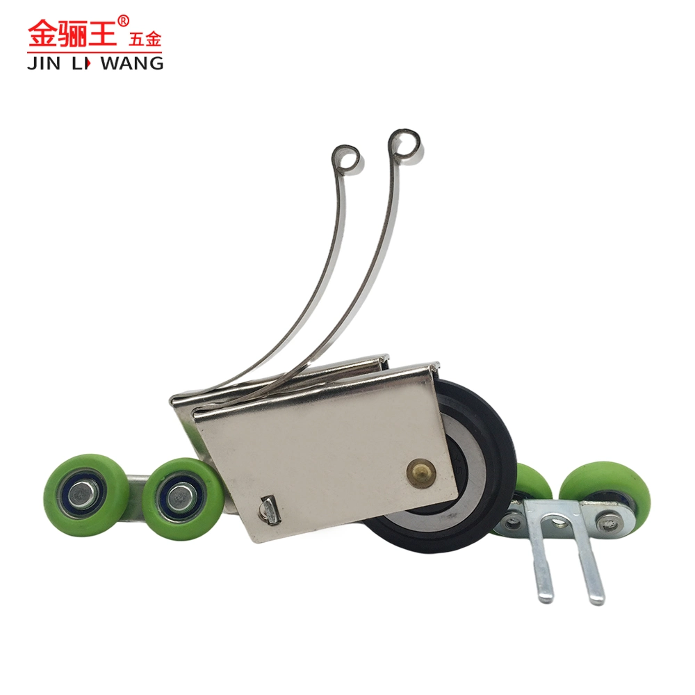 Factory Price Nylon Plastic Pulley Metal Iron Roller 608zz Bearing Bedroom Furniture Wardrobe Sliding Door Wheel for Closet Cabinet Wardrobe