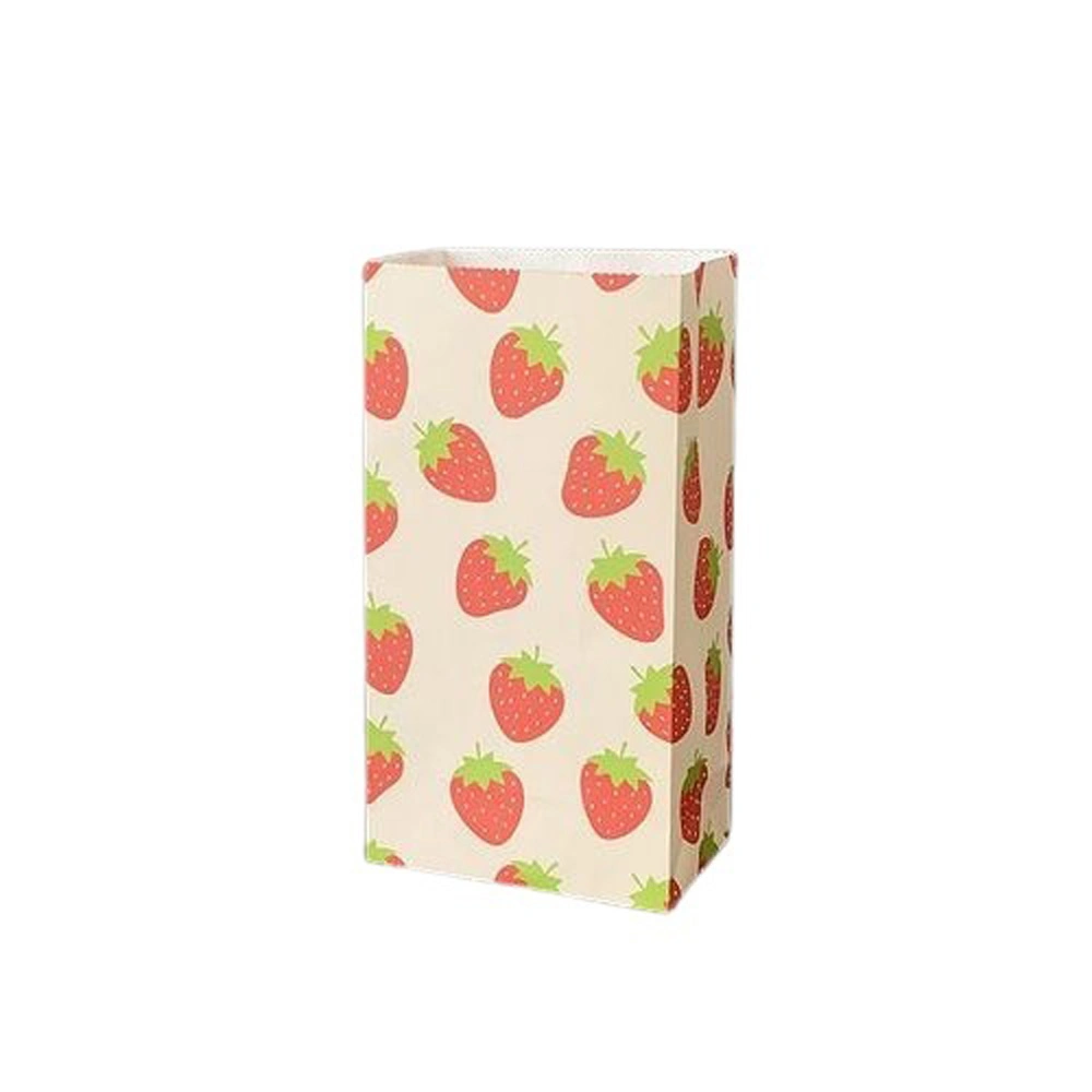 Сумка для бумаги Цвет Polka DOT Fruit Small Cosmetic Бумажный мешок Пользовательский подарочный бумажный мешок мешок мешок мешок закусок оптом