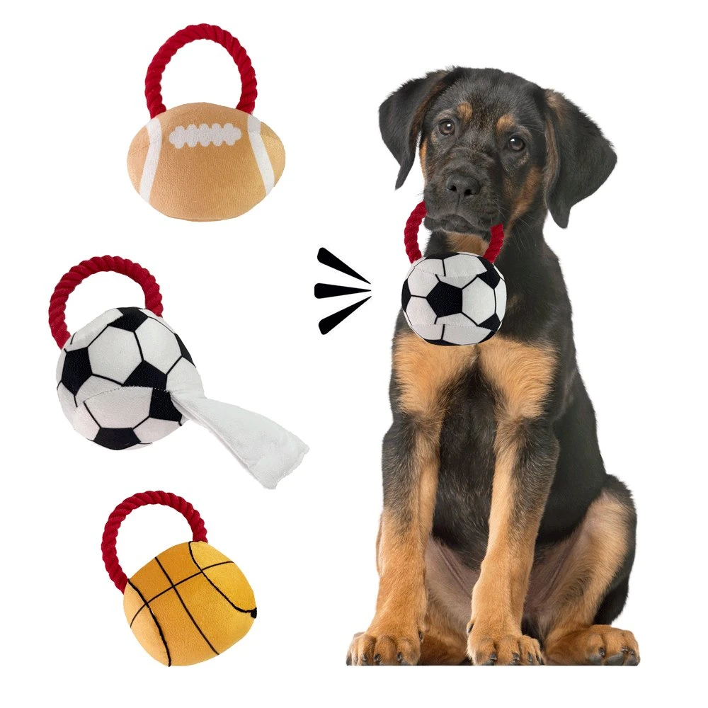 Fábrica Personalizar Plush forma de yute Perro Snuffle mascotas Entrenamiento Juguetes