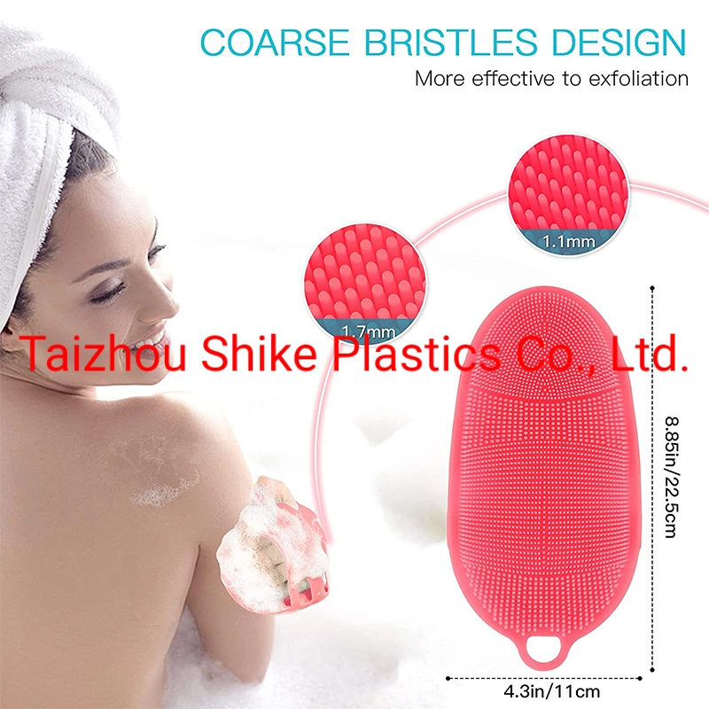 Portable Mini Facial Cleaning Mat Pad Scrubber Silicone Face Cleansing Brush