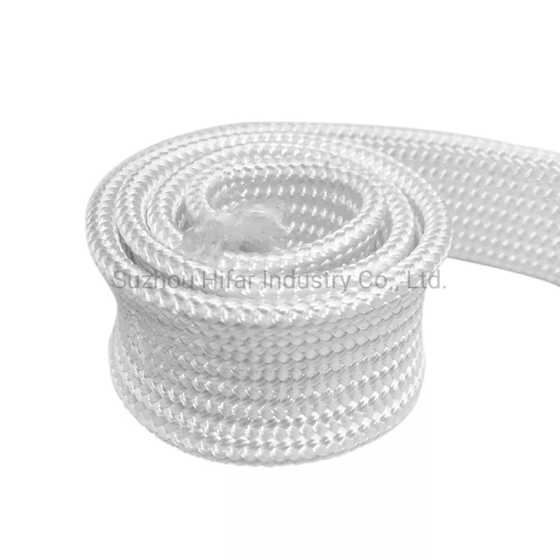 Glass Fibre Wire Cable Hose Protection Heavy Wall Braided Glass Fiber Fire Sleeve