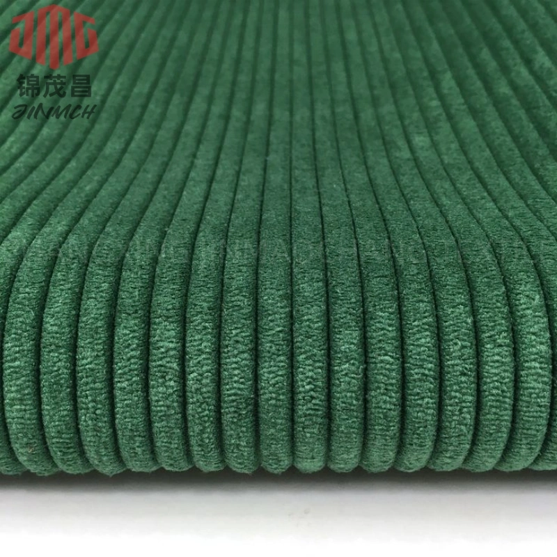 Jinmch Knitting Fabric 100% Polyester Corduroy 200GSM/160cm Plain Dyed Fabric for Garment Jacket Pants Blouser Blazer