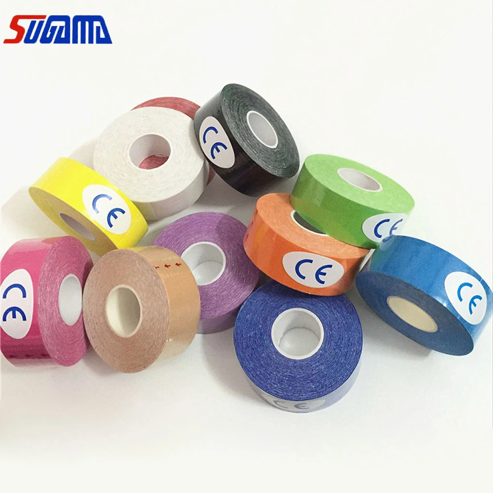 Nature Cotton Elastic Self Cohesive Sport Bandage Kinesio Tapes